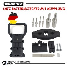 Satz Batteriestecker mit