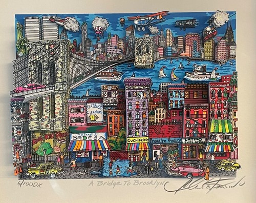 Charles fazzino a - 3d, „a