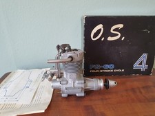 O.S. FS-60 Viertaktmotor Mit Offenen Wippen Wie Neu In Box