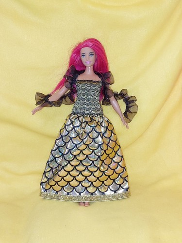 Barbie curvy kleid - &,