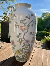 Bodenvase Porzellan von Selb Bavaria Krautheim  Höhe ca. 46 cm.