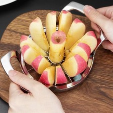 Profi Edelstahl Apfelschneider, 12-Teilig, Robust, Spülmaschinengeeignet