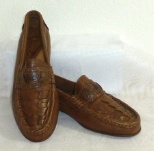 1 Paar (neue) Leder Halbschuhe/ Mokassins Camel Boots  Gr. 9  braun