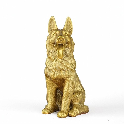 Hundefigur aus messing - aus,