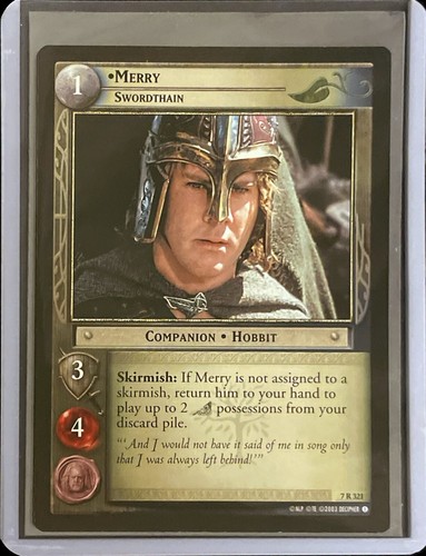Lotr tcg merry swordthain - lotr,