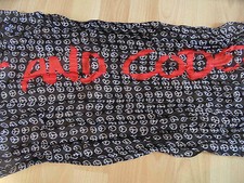 CODELLO schöner Schal schwarz Peace POETRY GRUNGE NEU