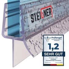 Duschdichtung gebogen Runddusche Wasserabweiser Ersatzdichtung Duschtürdichtung