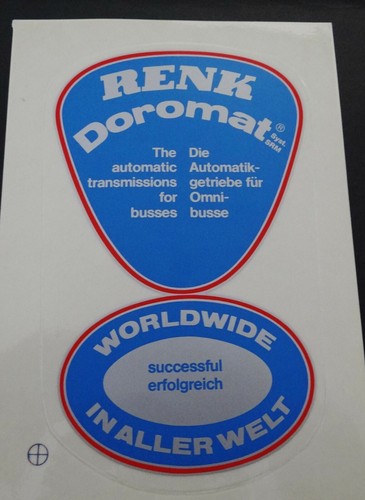 Werbe aufkleber renk doromat - werbe-aufkleber,