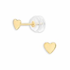 14k Gold Herz Ohrstecker 3.5mm