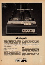 3w20819/ Alte Reklame von 1966 - ...nimm doch PHILIPS – Tonbandgerät RK 65