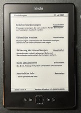 Amazon Kindle 5. Generation (D00110) - eReader Schwarz