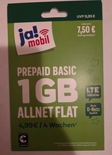 Ja! mobil Prepaid Basic 1GB
