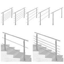 Mit Pfosten Treppe 0.8-1.8m