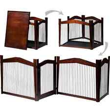 Design Hundekäfig Groß Hundebox Holz Hundehaus Indoor Gitterbox Möbel Braun