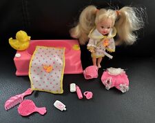 Vintage Barbie Shelly Badespaß mit Badewanne Wanne und viel Zubehör ....(Mattel)