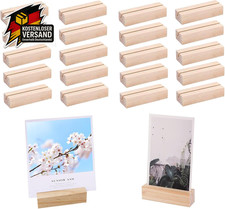 Holz Kartenhalter Tischnummer Hochzeit Tischkartenhalter Foto Stehen Platzkarte 