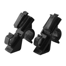 Schlanke schwarze Clips für