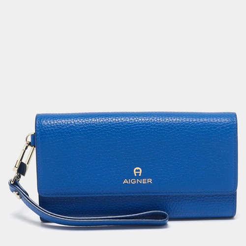 Aigner geldbörse blau leder - aigner,