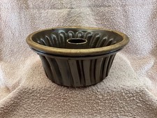 Alte Bäuerliche Landhaus Keramik Guglhupf KuchenBackform ∅25cm Glasiert/1920/Top