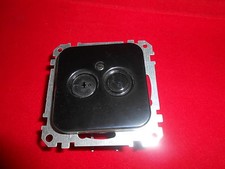 Merten M1  Lautsprecher Steckdosen-Einsatz schwarz 294903 