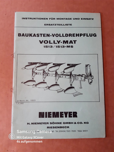 Ersatzteilliste niemeyer - ersatzteilliste,