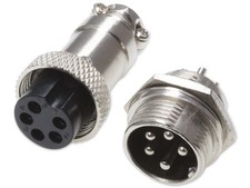 Rundsteckverbinder, 5-polig