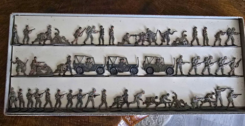 Zinnfiguren set offizin - zinnfiguren,