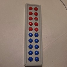 SCHUBI Abaco 20 | Modell C 5/5 Kugeln parallel (rot/blau) | Helmut Wentzke