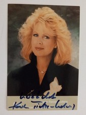 Karin Tietze-Ludwig - Lottofee - original Autogramm - ca. 15x10cm - Autogrammkar