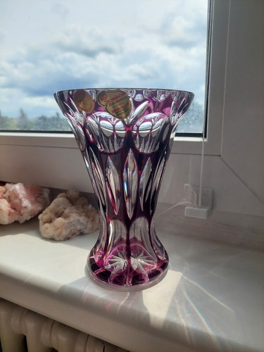 Joska bleikristall vase lila - joska,