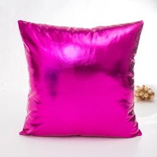 Glänzender Kissenbezug