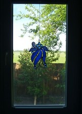 3 x TIFFANY-Fenster-Dekoration