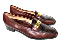 GRITTI  Italy Voll Leder Halbschuhe Gr. 42  Loafer Dkl. Braun TOP