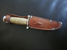 Vintage Rehwappen Solingen*Hirschfänger*Jagd Bowie/Fahrtenmesser*Originalscheide