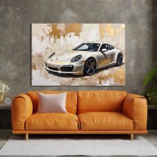✅ Golden Porsche Auto Bild