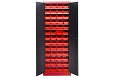 Stahlschrank Kirow Kleinteileschrank Schraubenschrank Materialschrank mit 52