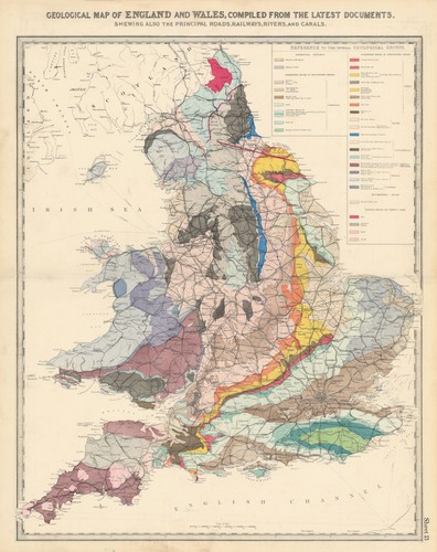 Geologische karte von - karte,