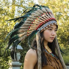 Indianer-Kopfschmuck Der Amerikanischen Ureinwohner, Neuheit Für