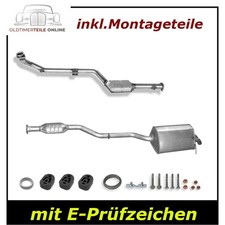 Auspuffanlage mit Kat Mercedes