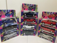 10x Mini Flitzer Vintage Spielzeugautos Rückziehmotor Konvolut 1/43 in OVP