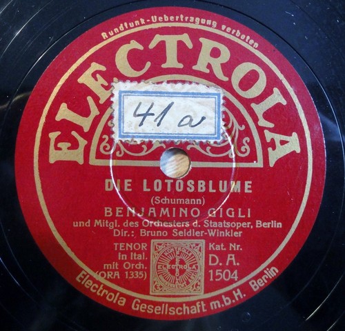 Benjamino gigli ein traum - benjamino,