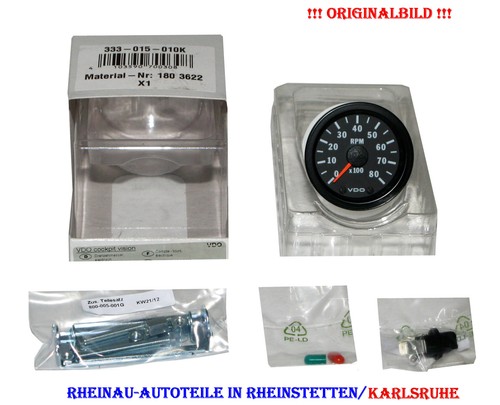 Drehzahlmesser elektro vdo - drehzahlmesser,