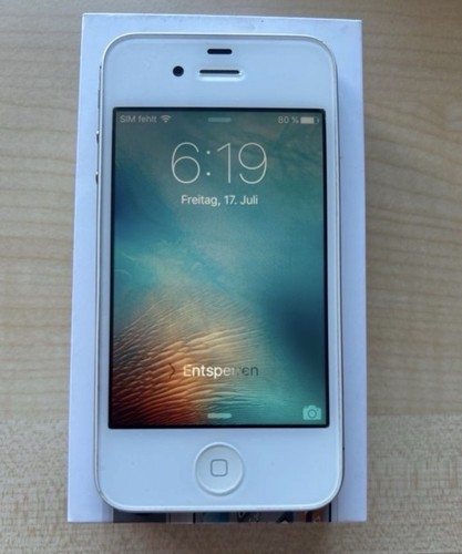 Iphone weiß 16gb - weiß, mit