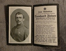 Sterbebild - 1. WK -