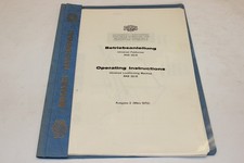Betriebsanleitung - Univeral-Falzformer Falzmaschine - RAS - 22.15 - Bj. 1972