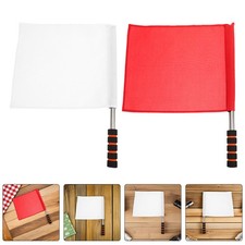  6 Pcs Schiedsrichterfahnen Sicherheitsflagge Schiedsrichterflagge