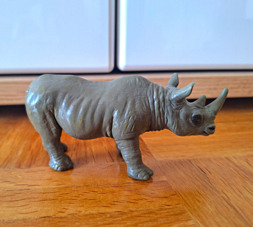 Nashorn figur grau - figur, –