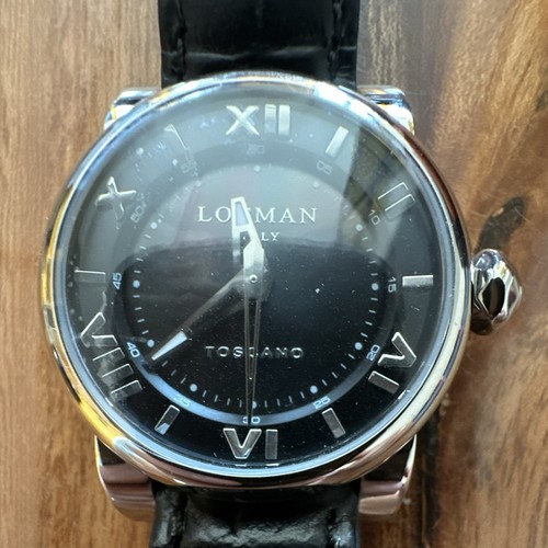 Uhr locman toscano schwarzes - uhr,