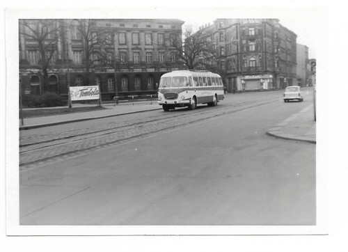 Altes original foto bus - foto,