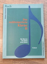Das wohltemperierte Klavier Band II Noten für Klavier... | Buch |
